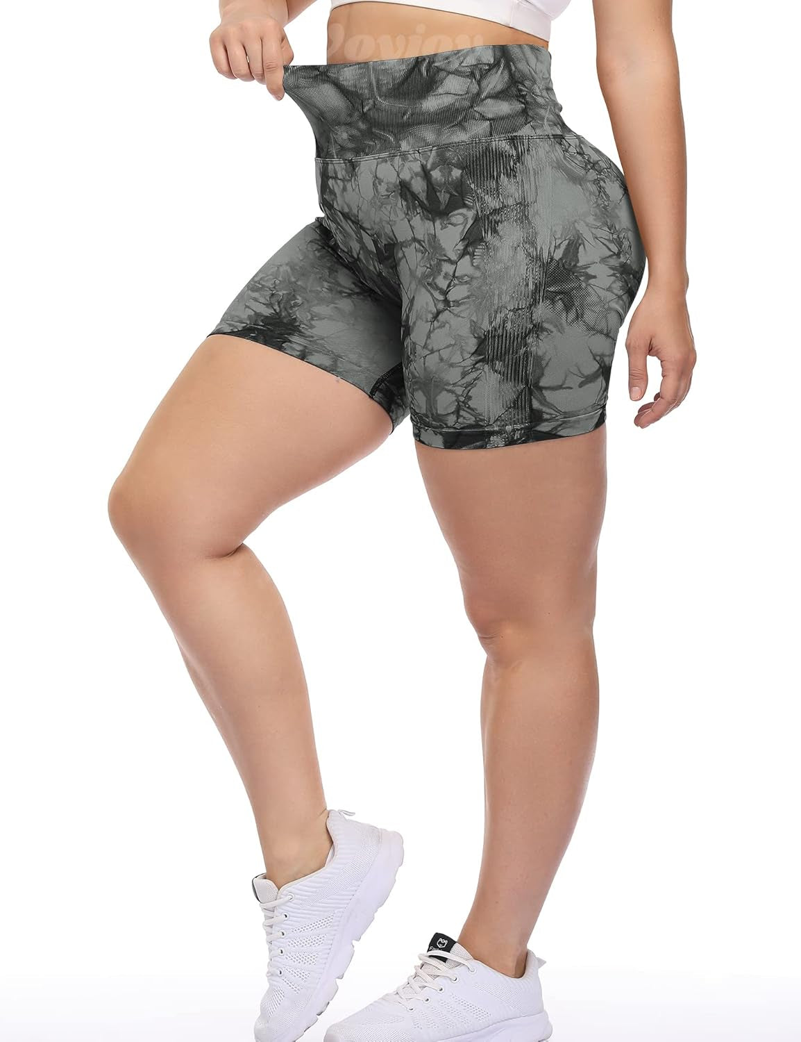 High Waist Seamless Shorts Scrunch Butt Contour Gym Yoga Shorts