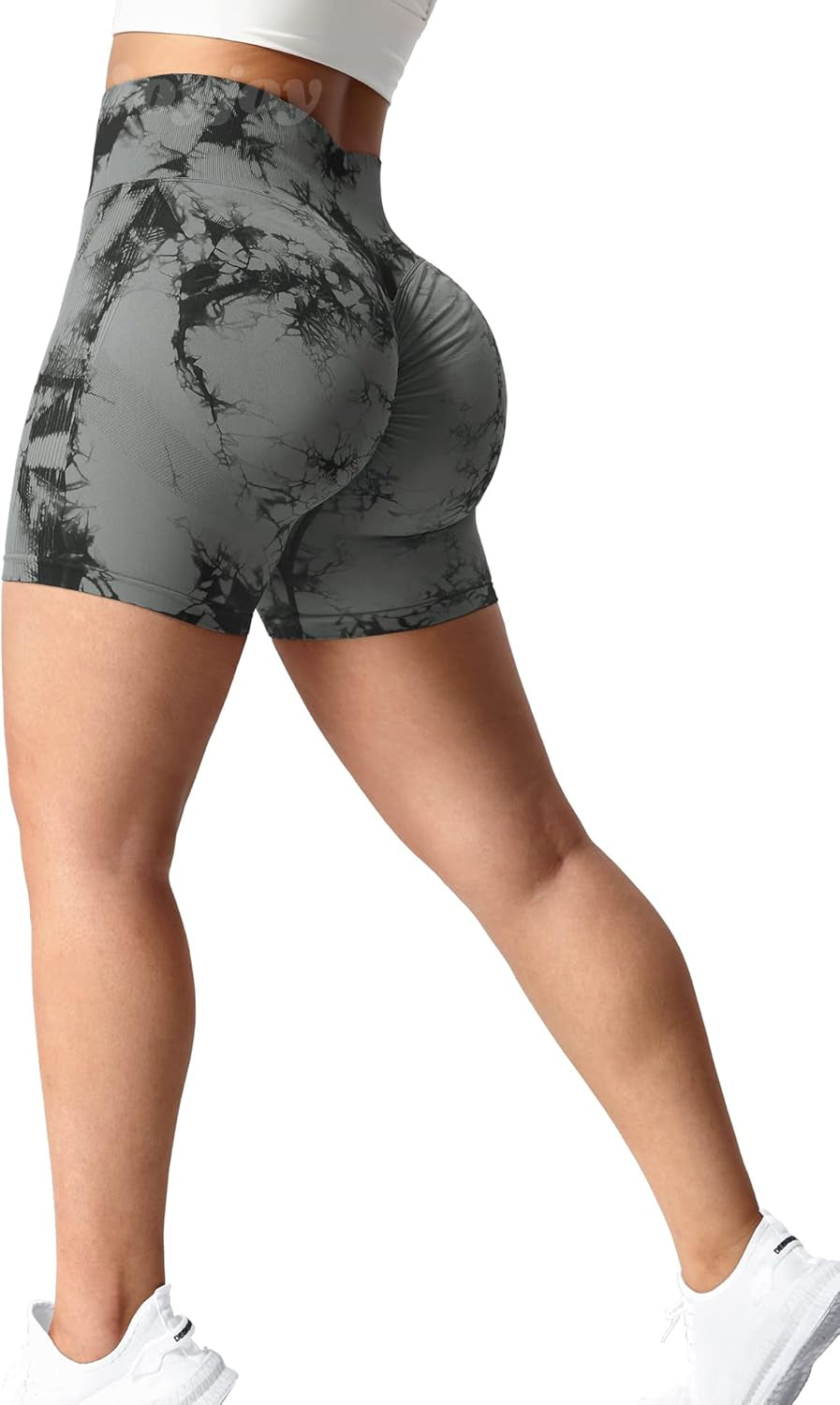 High Waist Seamless Shorts Scrunch Butt Contour Gym Yoga Shorts