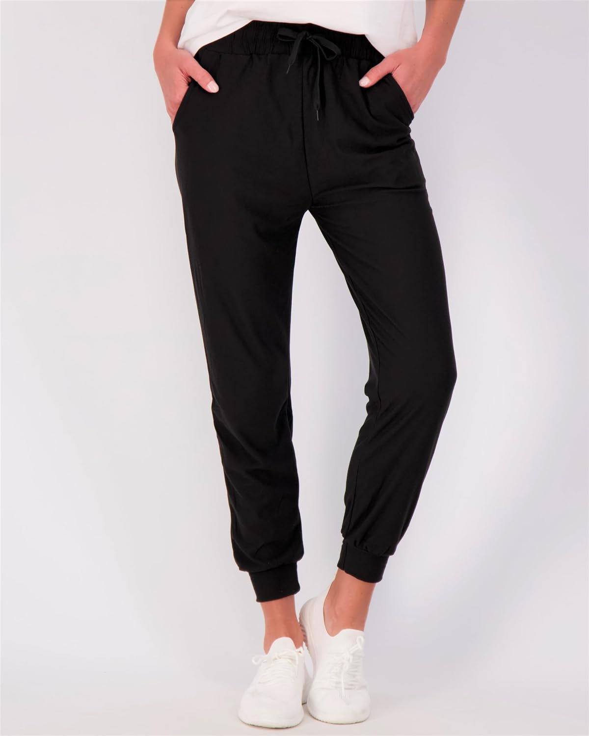 Women's Ultra-Soft Lounge Joggers - 3 Pack Athletic Sweatpants with Pockets (Plus Sizes Available)